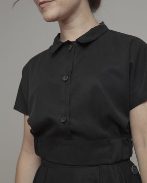 Cropped Top negro